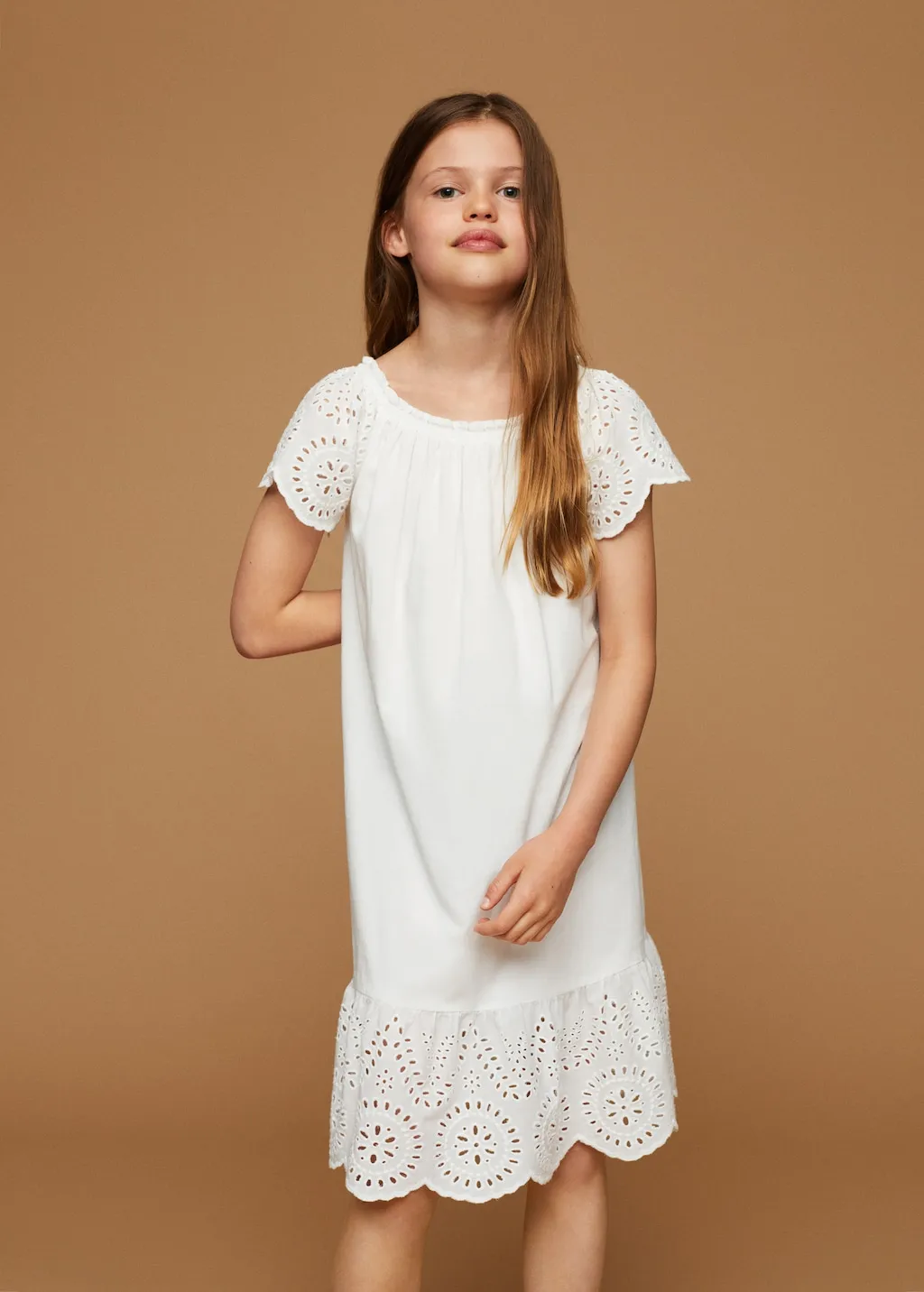 Vestito ricamo svizzero